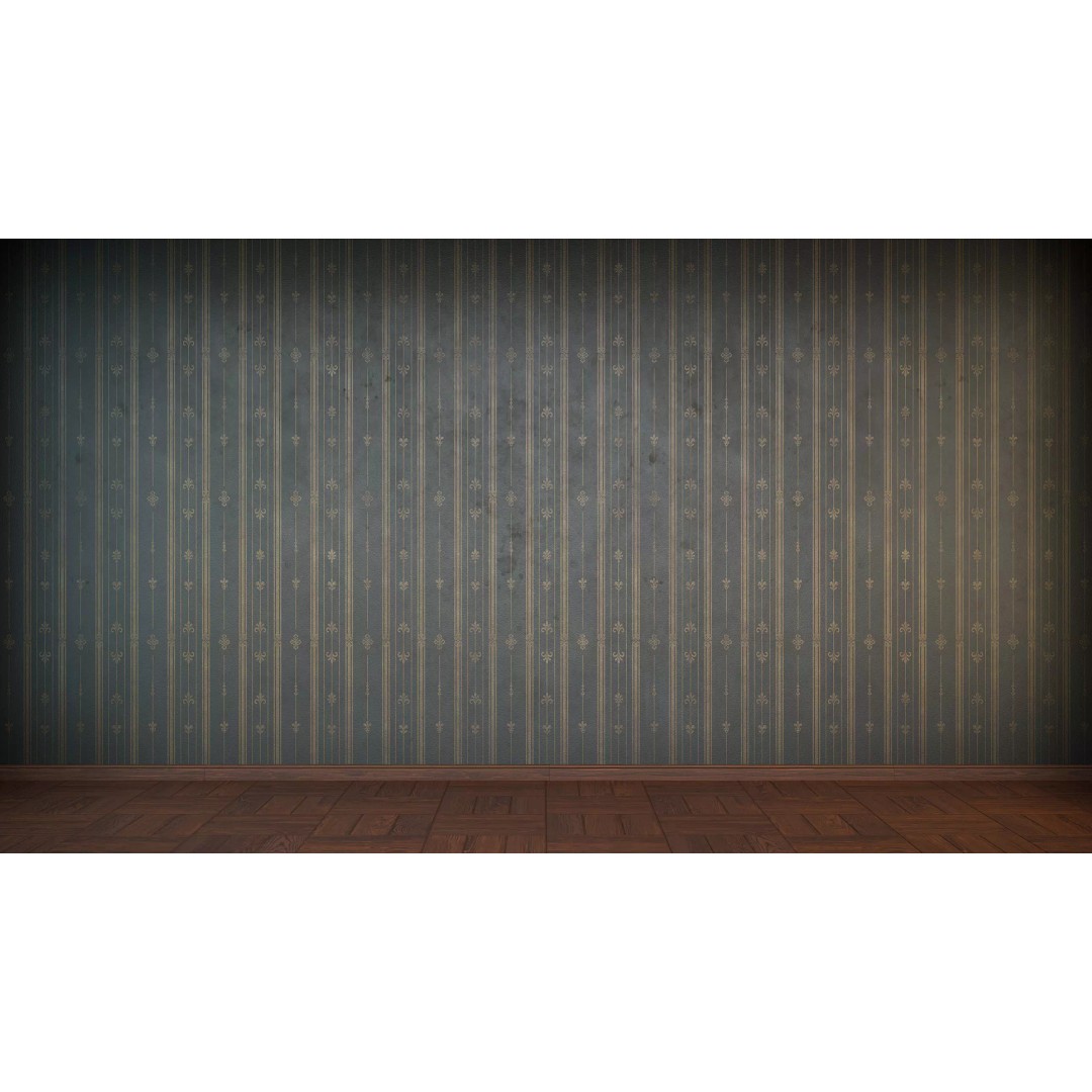 Vintage Wallpaper 3D Model – Antique PBR Textures for Unity & Unreal - View 7