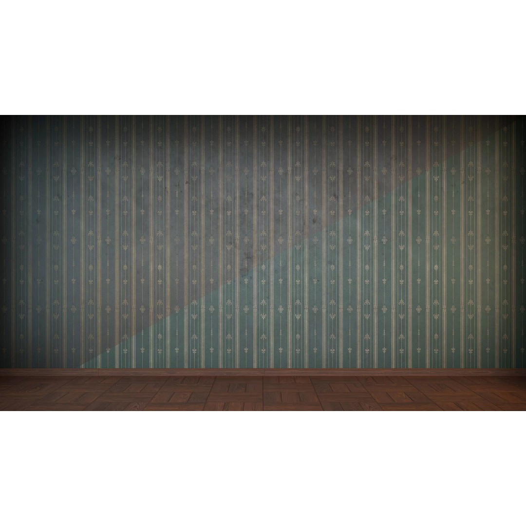 Vintage Wallpaper 3D Model – Antique PBR Textures for Unity & Unreal - View 8