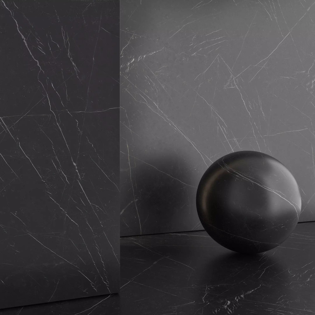 Marble 3D Model – PBR Textured Architectural Material, FBX, OBJ - View 2