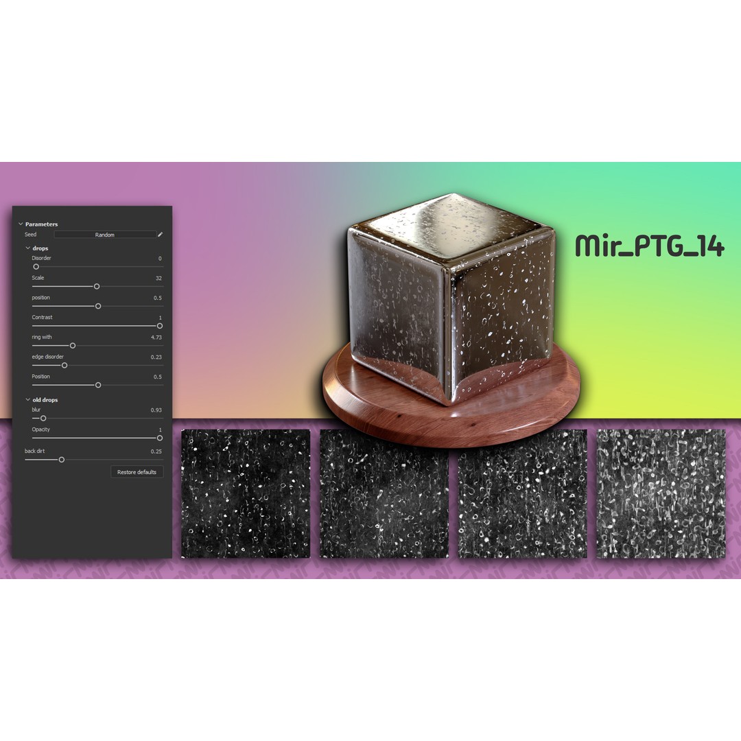 15 Procedural Texture Generators 3D Model – 60 Textures, SBSAR & JPEG - View 17