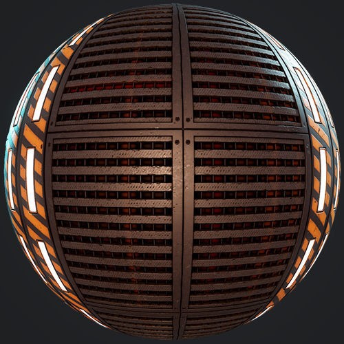 Sci-Fi PBR Texture Pack – 16 Game-Ready Materials, TGA - View 16