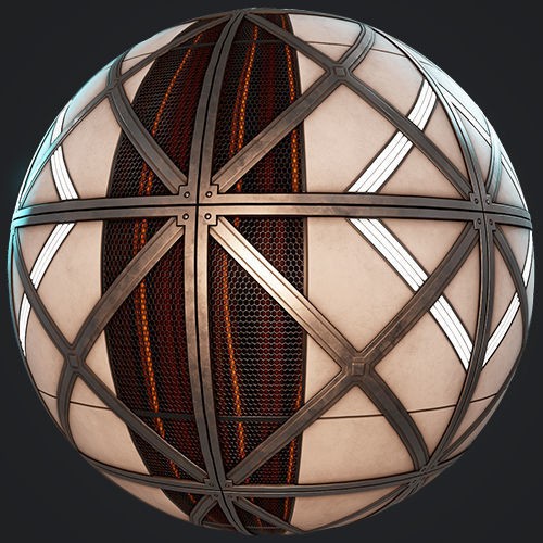 Sci-Fi PBR Texture Pack – 16 Game-Ready Materials, TGA - View 17