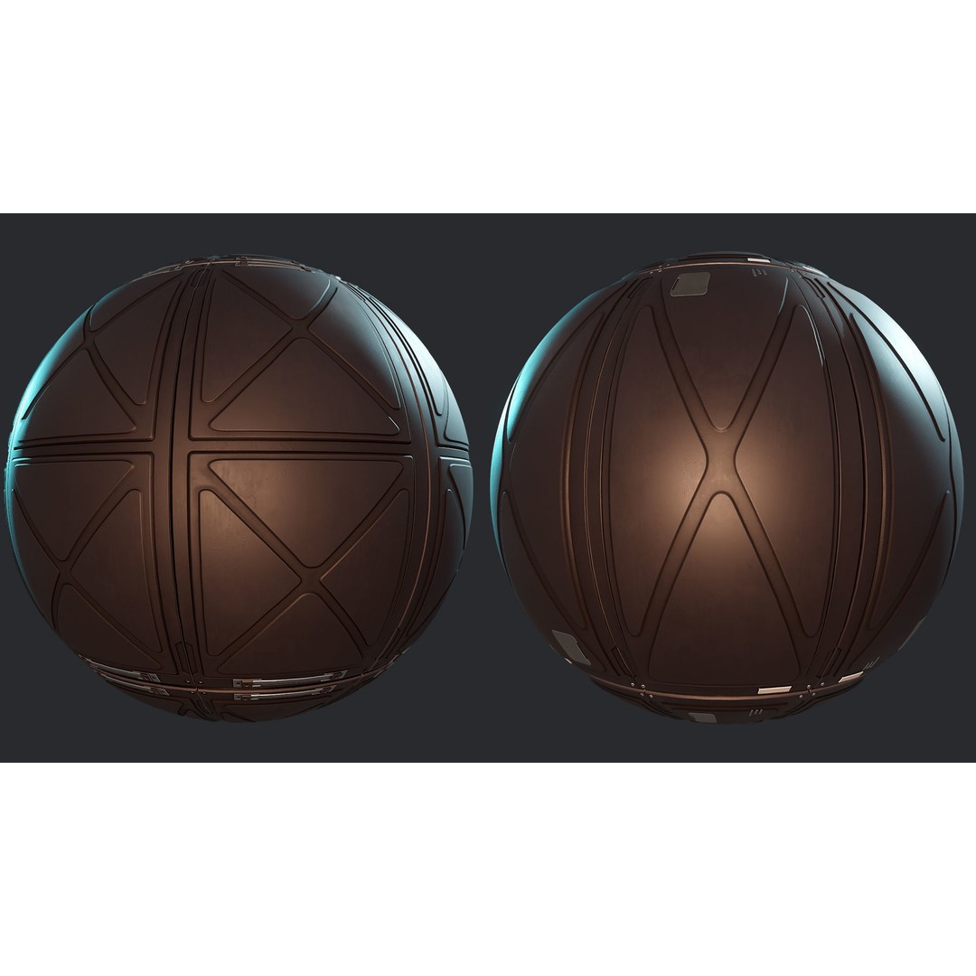 Sci-Fi PBR Texture Pack – 16 Game-Ready Materials, TGA - View 4