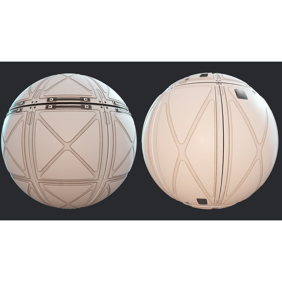 Sci-Fi PBR Texture Pack – 16 Game-Ready Materials, TGA - View 5