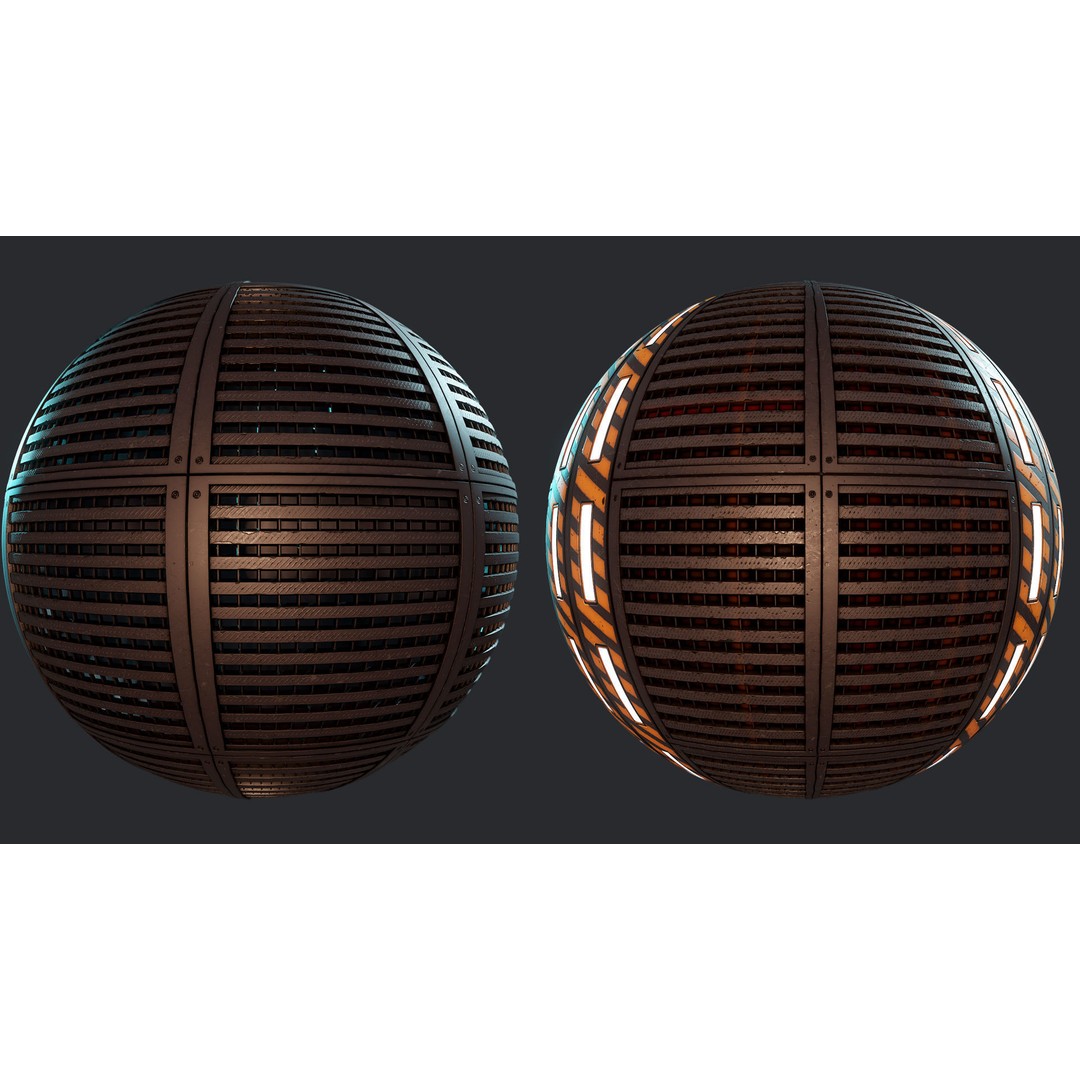 Sci-Fi PBR Texture Pack – 16 Game-Ready Materials, TGA - View 6
