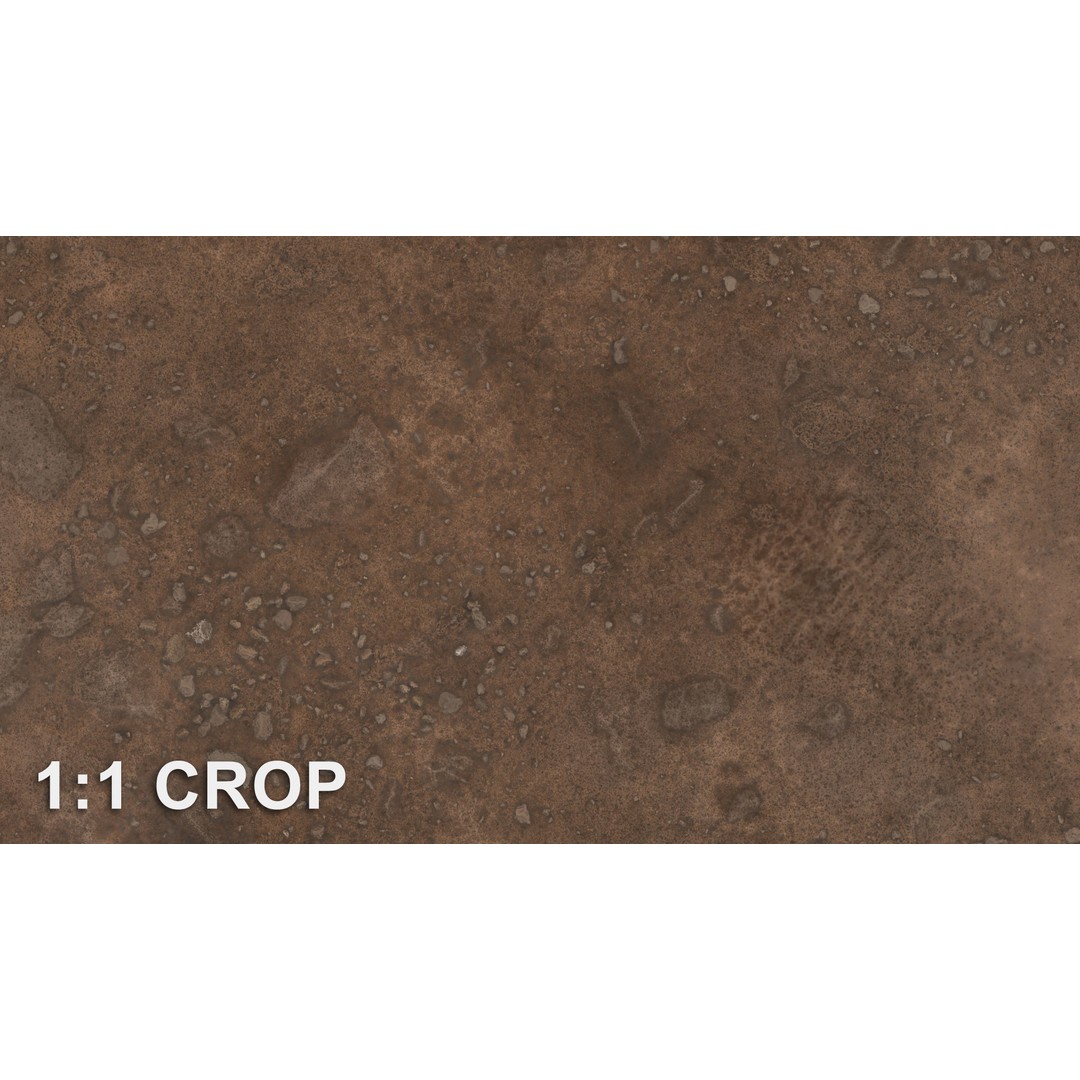 Orange Clay Dirt Texture 3D Model – Seamless PBR Ground Material - View 12