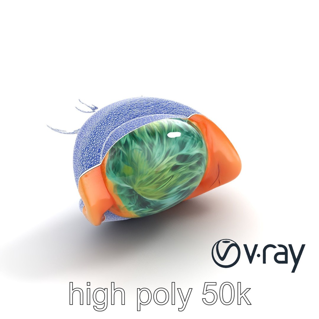 Realistic Human Eye 3D Model – Low Poly PBR Asset for Games and Rendering - View 13