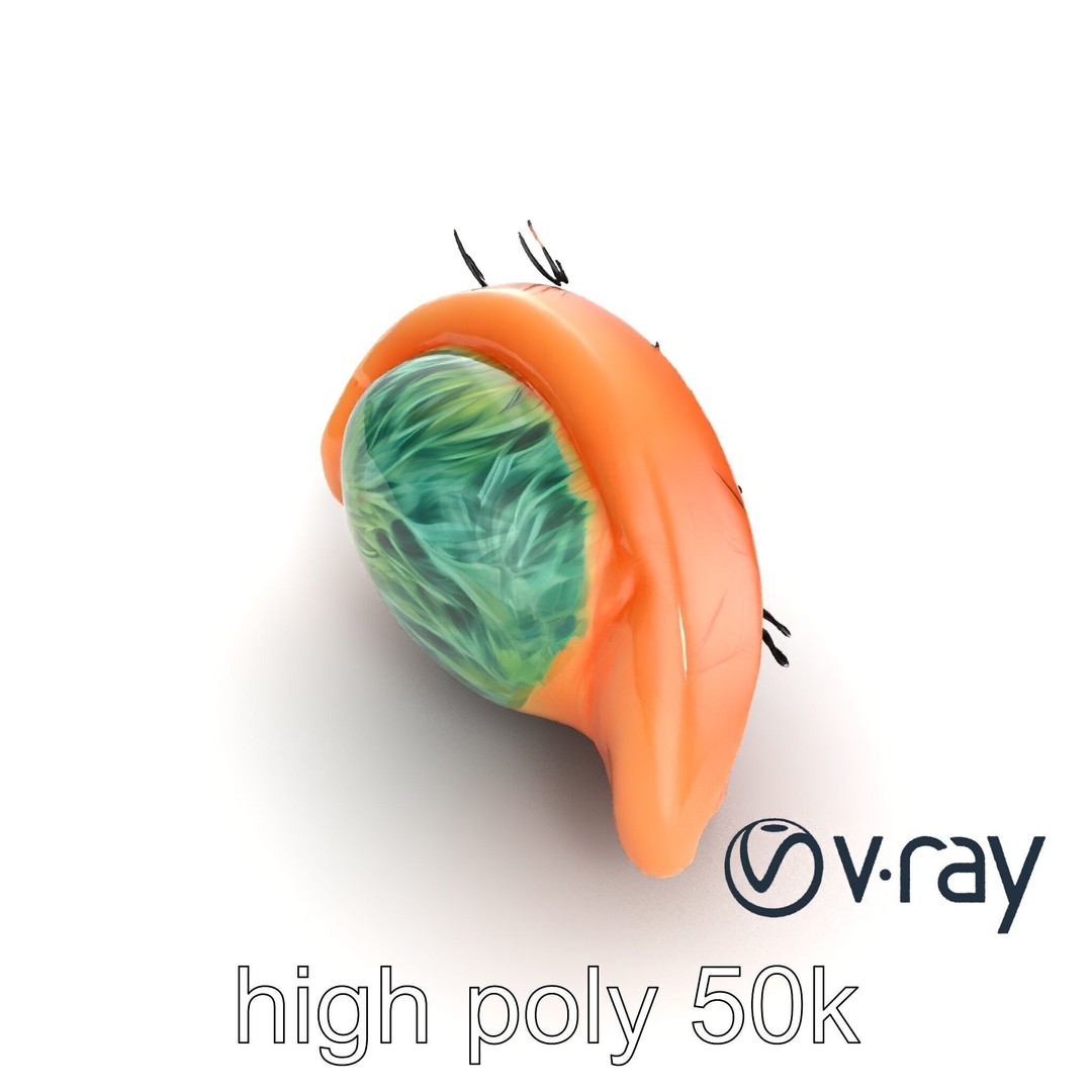 Realistic Human Eye 3D Model – Low Poly PBR Asset for Games and Rendering - View 18
