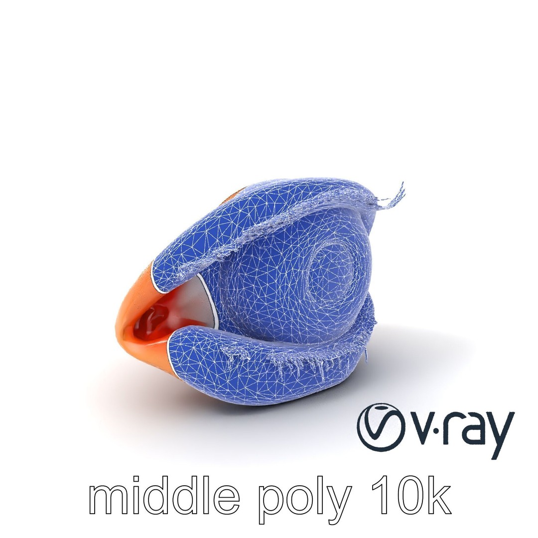 Realistic Human Eye 3D Model – Low Poly PBR Asset for Games and Rendering - View 7