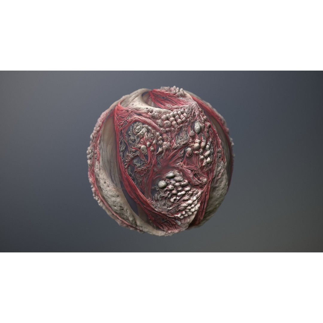 Skin Monster 3D Model – Seamless PBR Texture for Characters - View 10