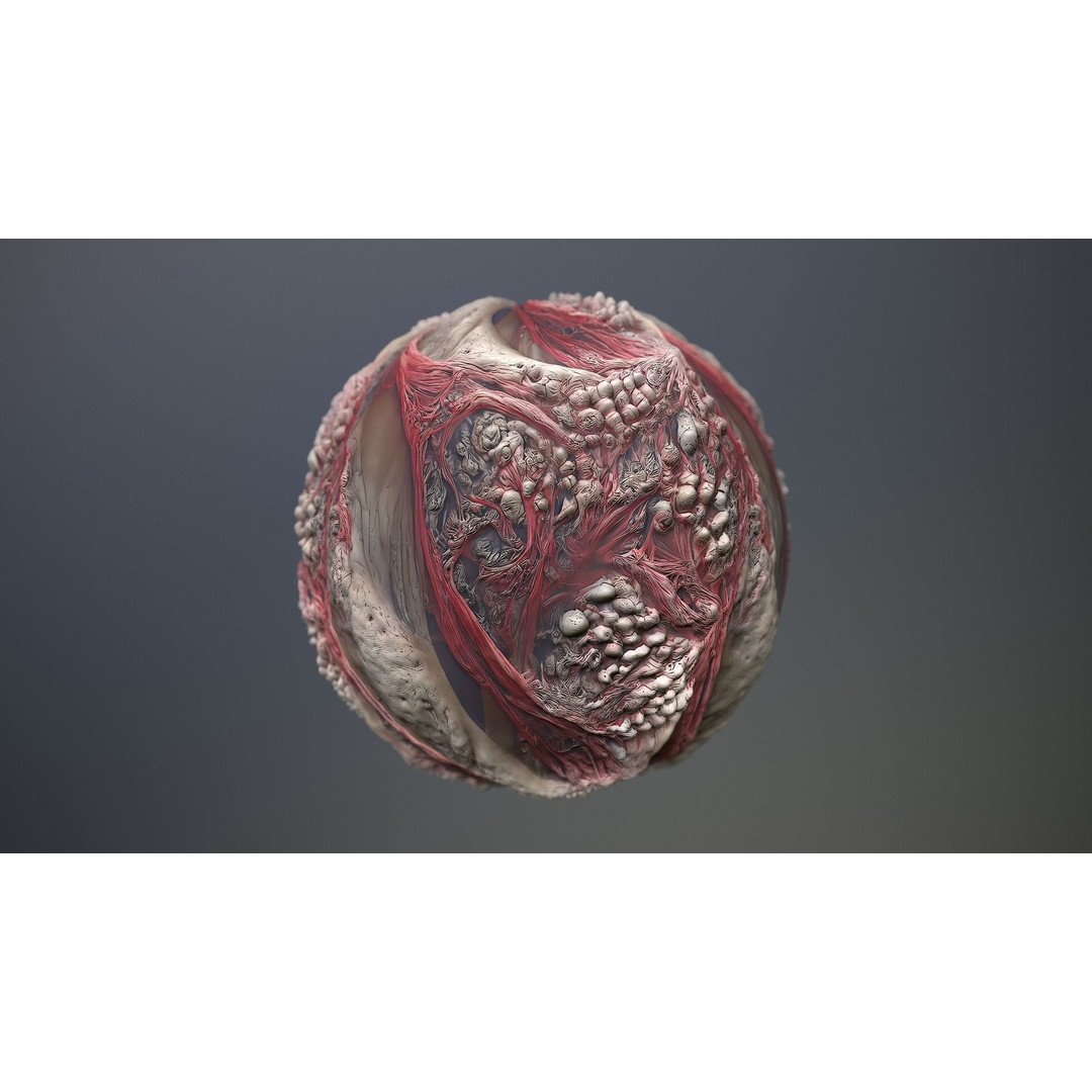 Skin Monster 3D Model – Seamless PBR Texture for Characters - View 11