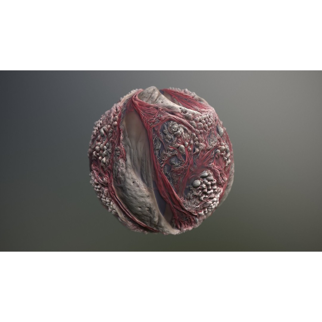 Skin Monster 3D Model – Seamless PBR Texture for Characters - View 13