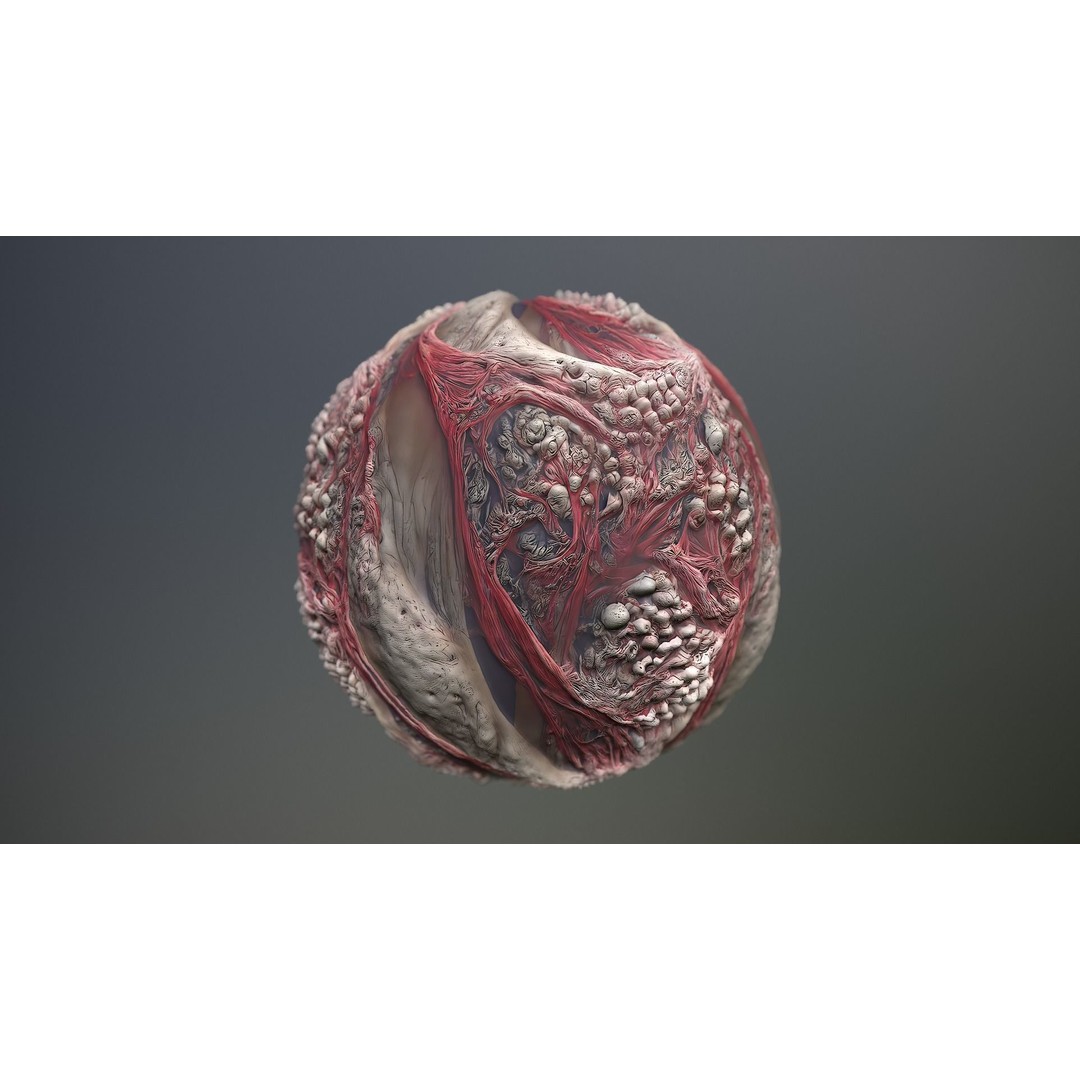 Skin Monster 3D Model – Seamless PBR Texture for Characters - View 14