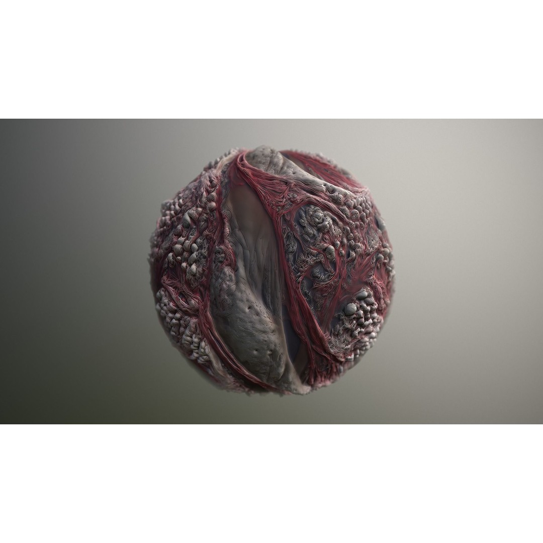 Skin Monster 3D Model – Seamless PBR Texture for Characters - View 16