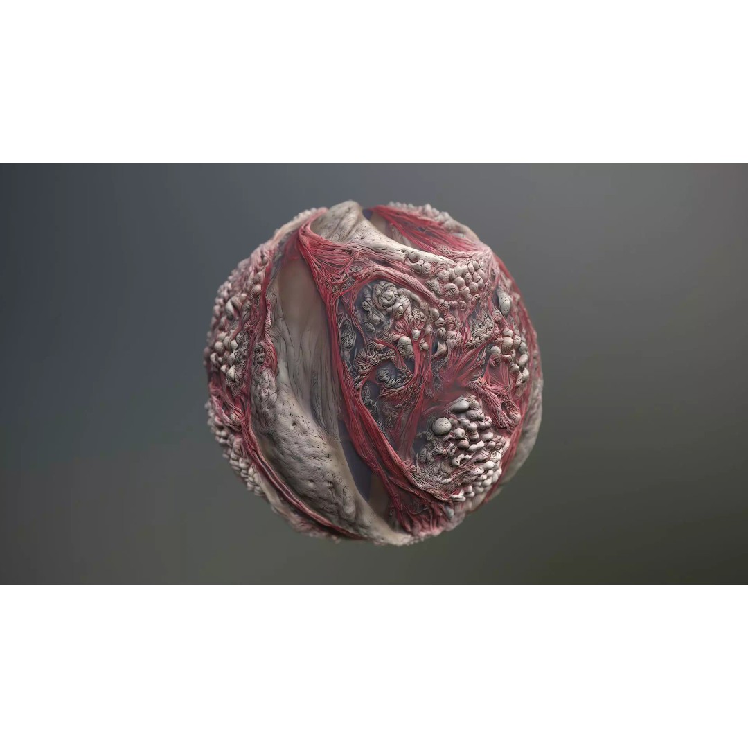 Skin Monster 3D Model – Seamless PBR Texture for Characters - View 2