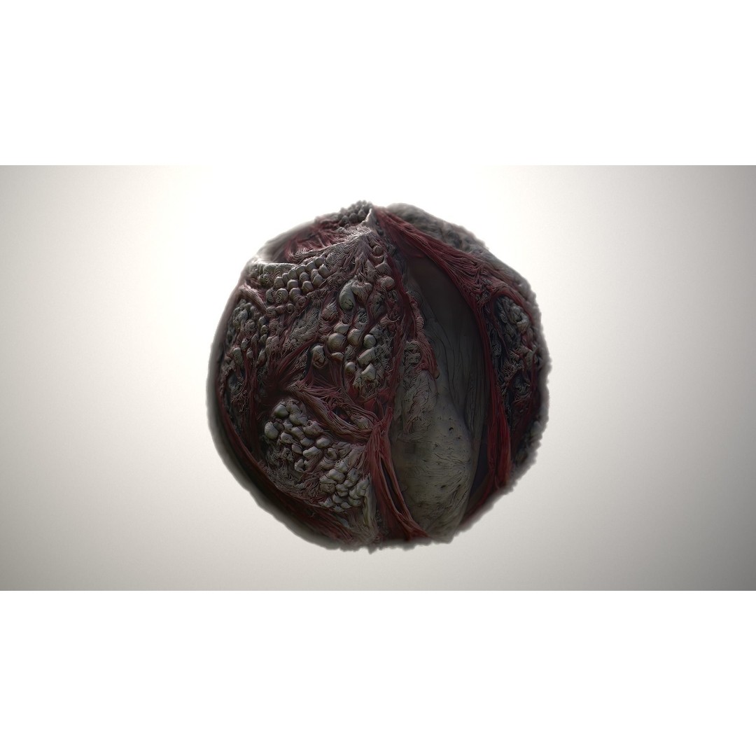 Skin Monster 3D Model – Seamless PBR Texture for Characters - View 3
