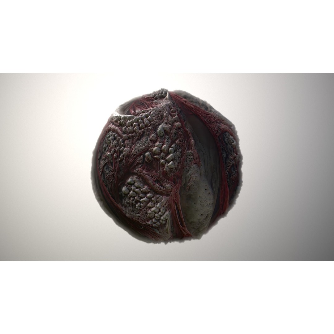 Skin Monster 3D Model – Seamless PBR Texture for Characters - View 4