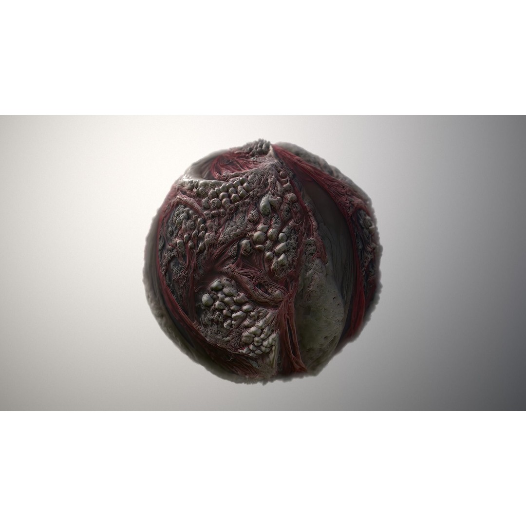 Skin Monster 3D Model – Seamless PBR Texture for Characters - View 5