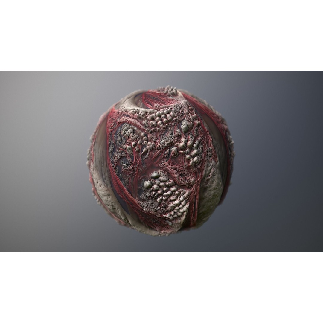 Skin Monster 3D Model – Seamless PBR Texture for Characters - View 8
