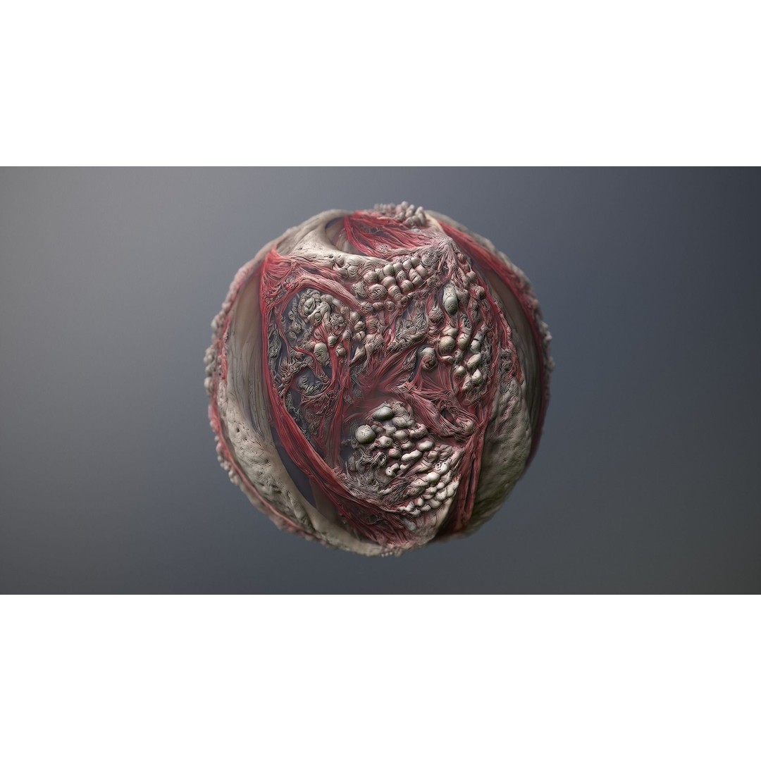 Skin Monster 3D Model – Seamless PBR Texture for Characters - View 9