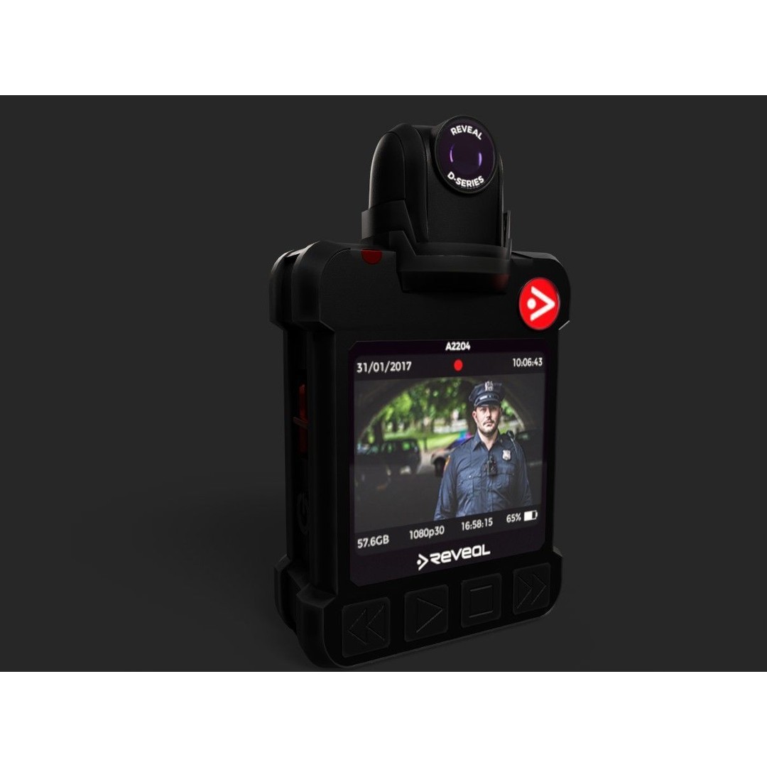 D-Series Body Camera 3D Model – Low Poly Game Asset, FBX & OBJ Formats - View 3