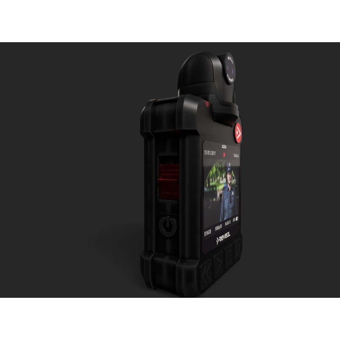 D-Series Body Camera 3D Model – Low Poly Game Asset, FBX & OBJ Formats - View 4