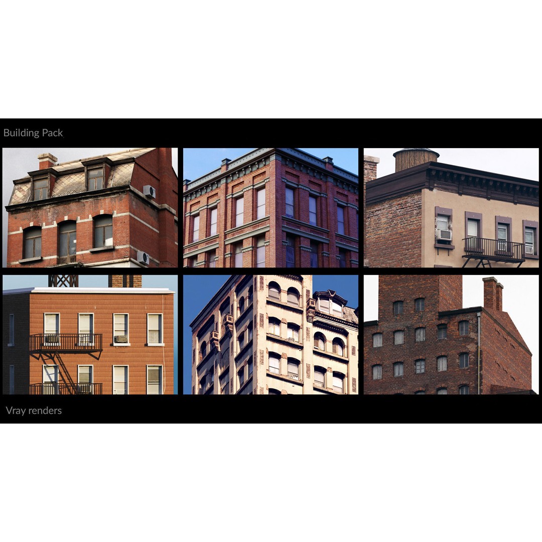 Low Poly Building 3D Model – Game-Ready Urban Pack with PBR Textures, FBX - View 3