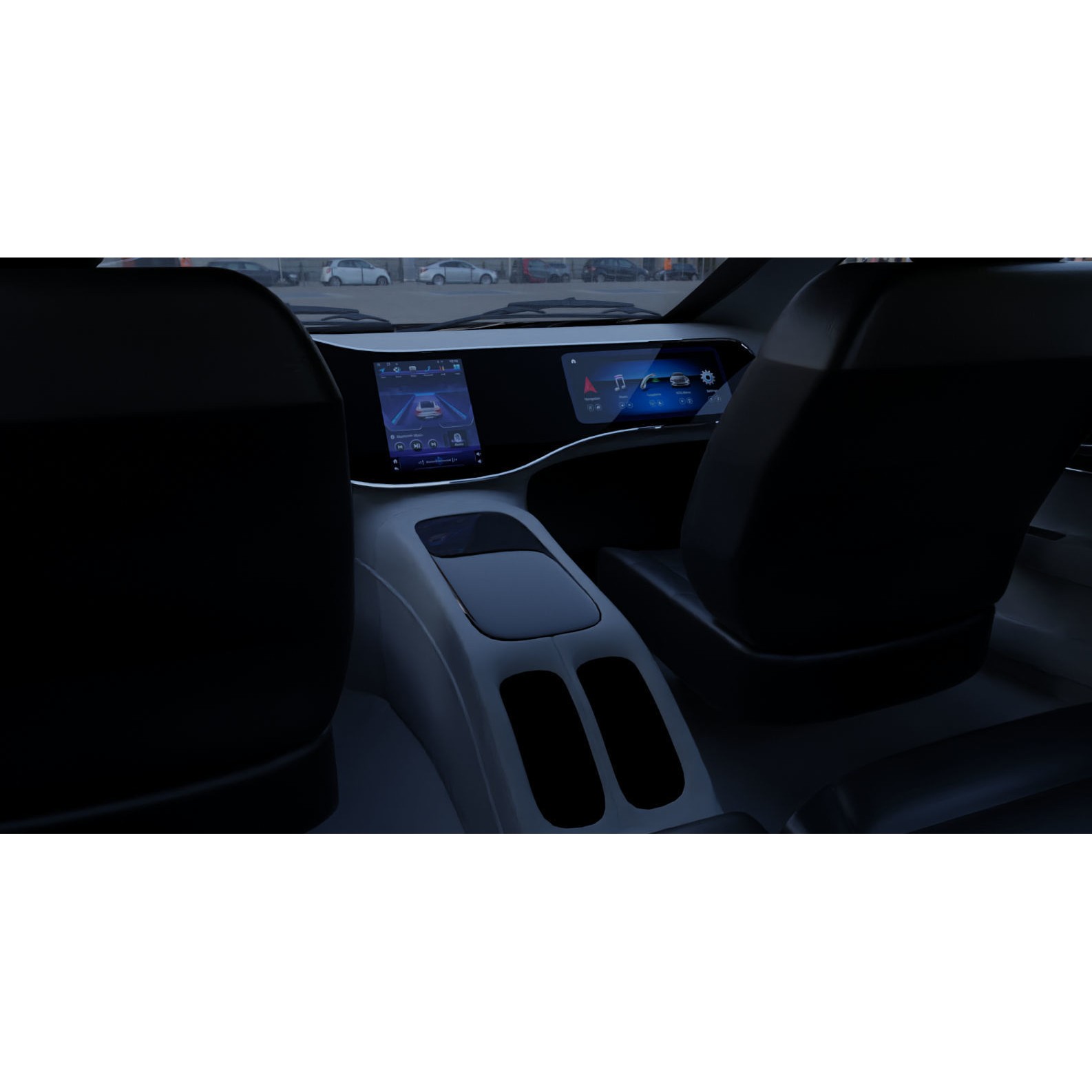 Futuristic Concept Car - High-Poly 3D Model - View 14