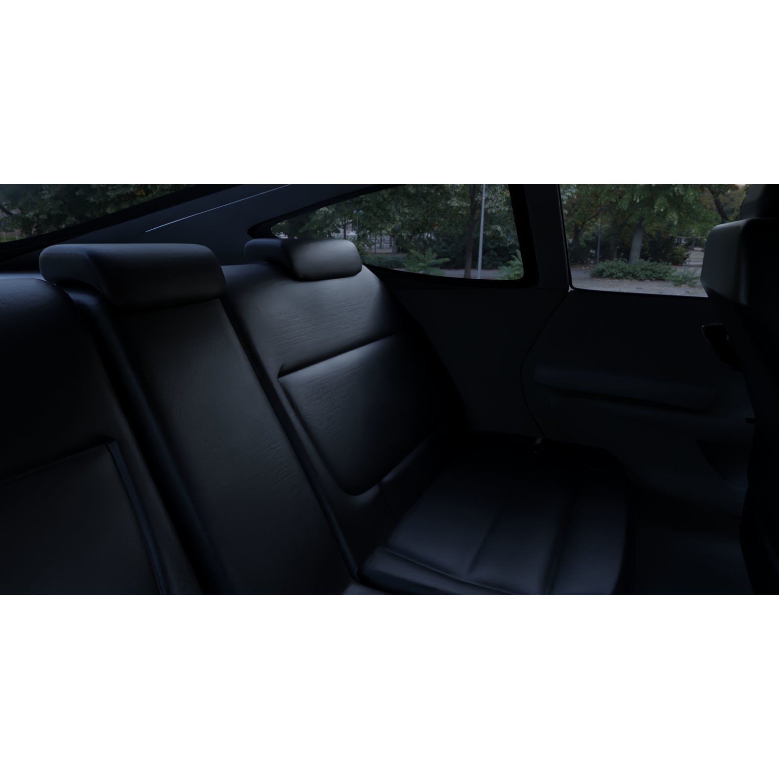 Futuristic Concept Car - High-Poly 3D Model - View 7