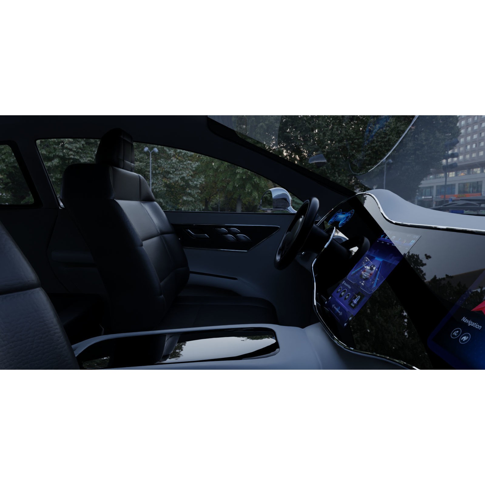 Futuristic Concept Car - High-Poly 3D Model - View 9