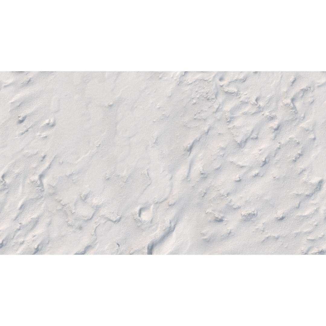 Snow 3D Model – PBR Low-Poly Terrain Asset, FBX, OBJ, Blender - View 11