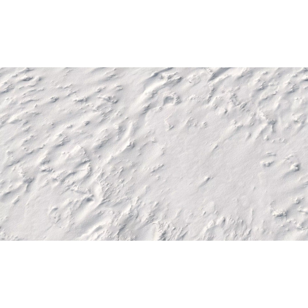 Snow 3D Model – PBR Low-Poly Terrain Asset, FBX, OBJ, Blender - View 2