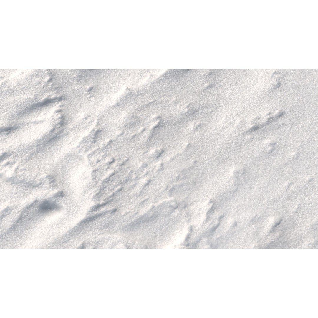 Snow 3D Model – PBR Low-Poly Terrain Asset, FBX, OBJ, Blender - View 3