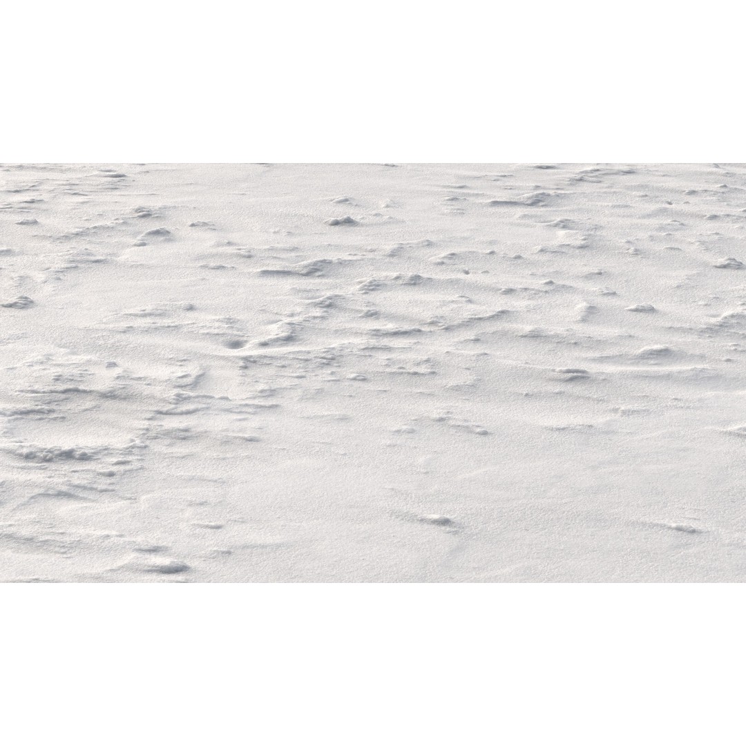 Snow 3D Model – PBR Low-Poly Terrain Asset, FBX, OBJ, Blender - View 7
