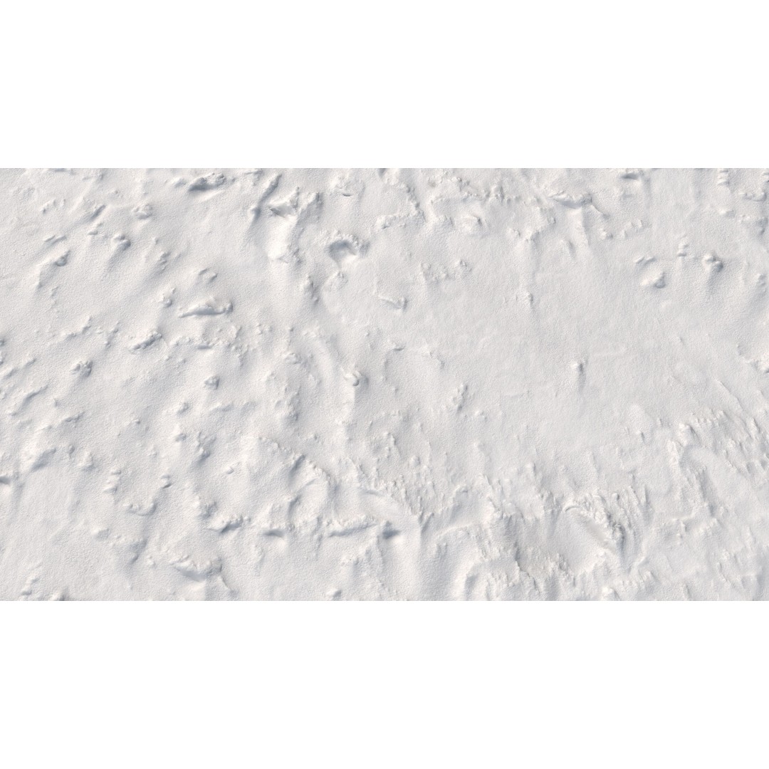 Snow 3D Model – PBR Low-Poly Terrain Asset, FBX, OBJ, Blender - View 8