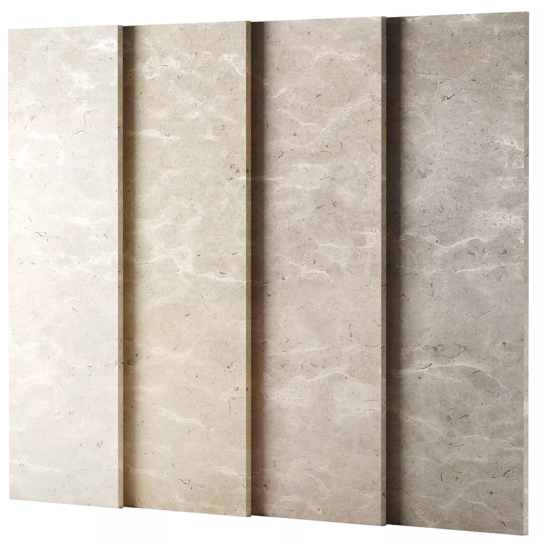 Brushed Limestone 3D Model – High-Quality PBR Texture, FBX & OBJ - View 2