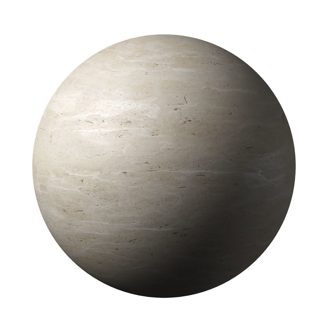 Brushed Limestone 3D Model – High-Quality PBR Texture, FBX & OBJ - View 3