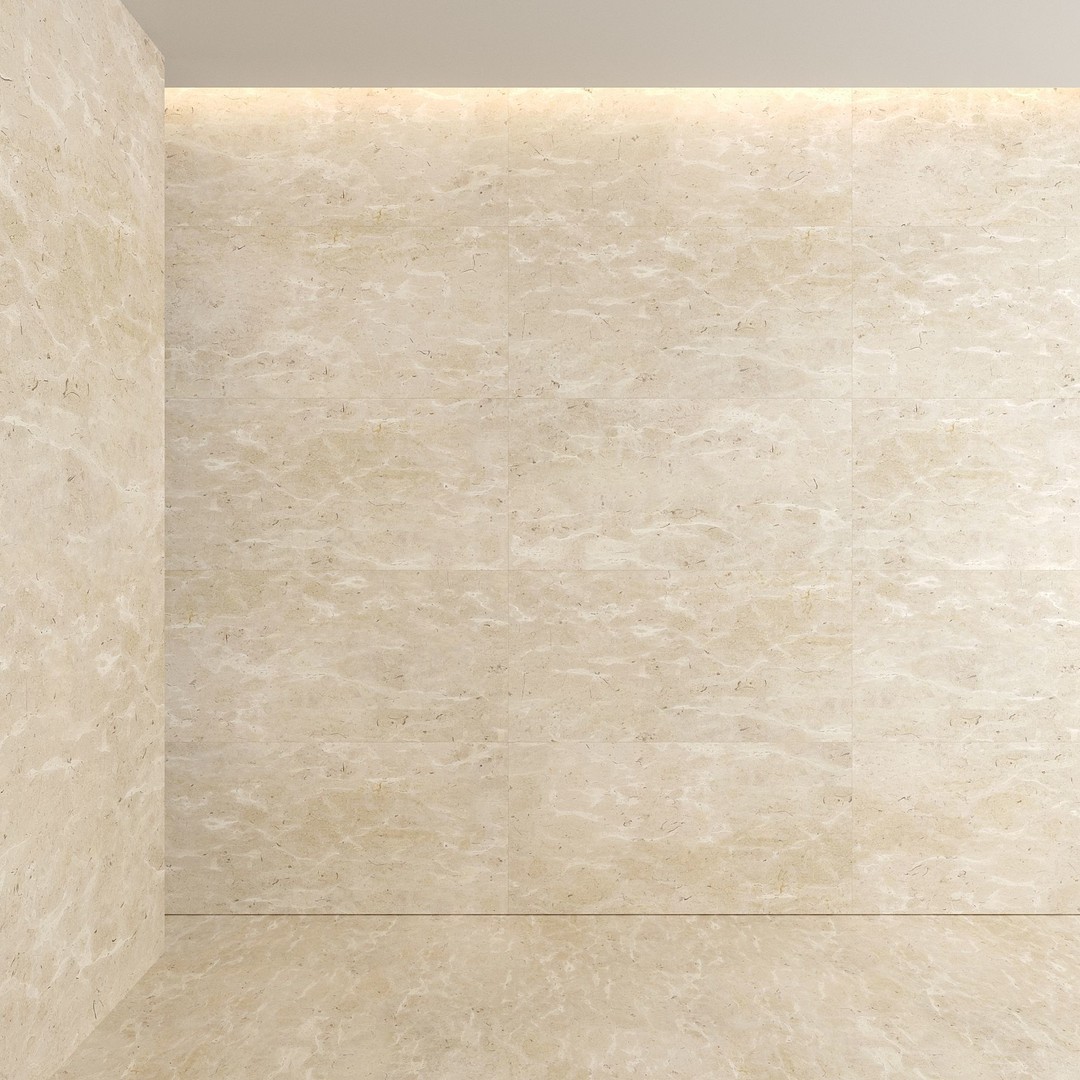 Brushed Limestone 3D Model – High-Quality PBR Texture, FBX & OBJ - View 9