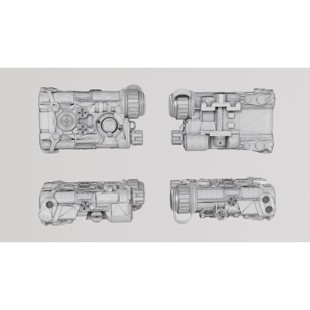 NGAL 3D Model – Low Poly Game Ready Military Asset, FBX, OBJ
