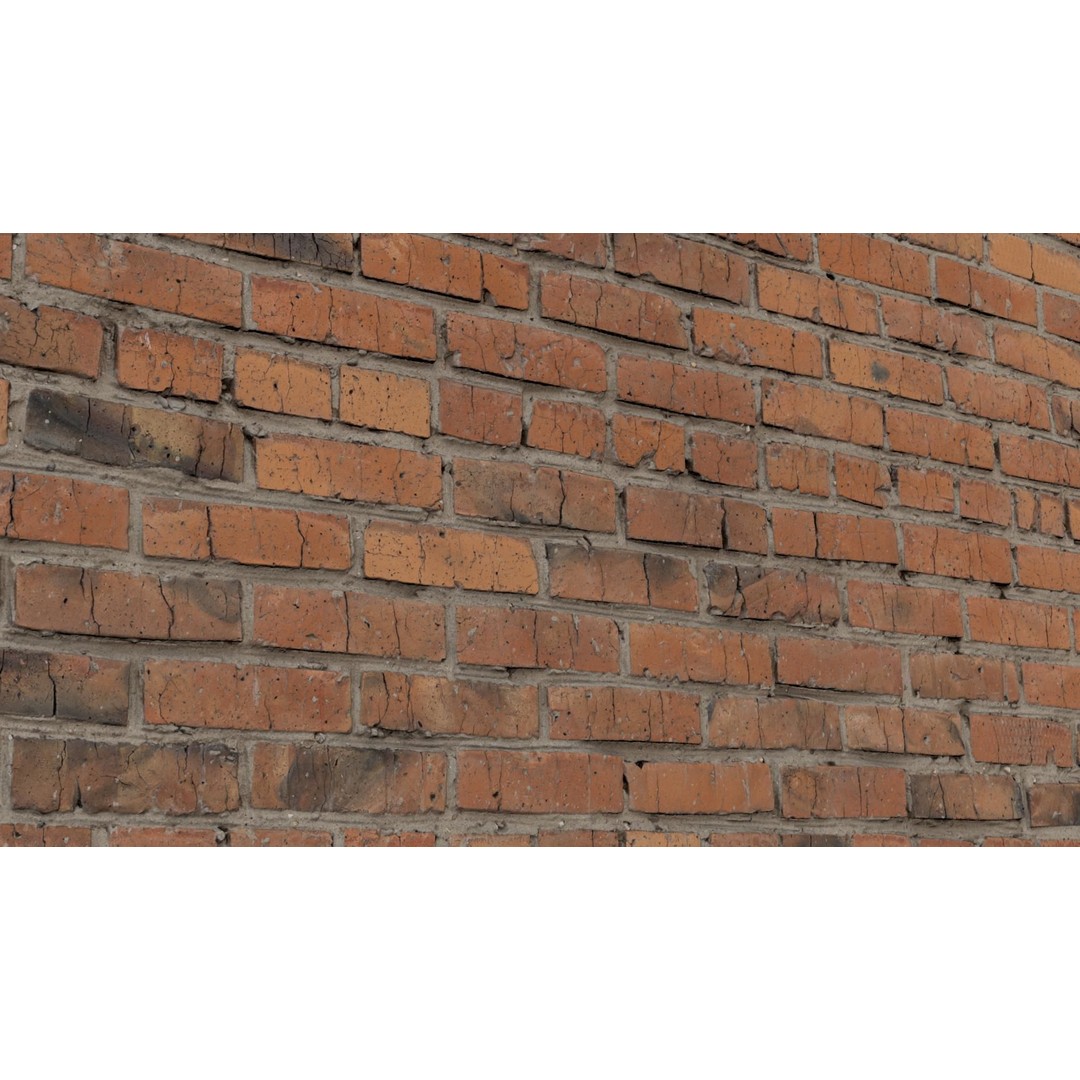 Vintage Old Brick 3D Model – High Poly Architectural Texture, FBX - View 10