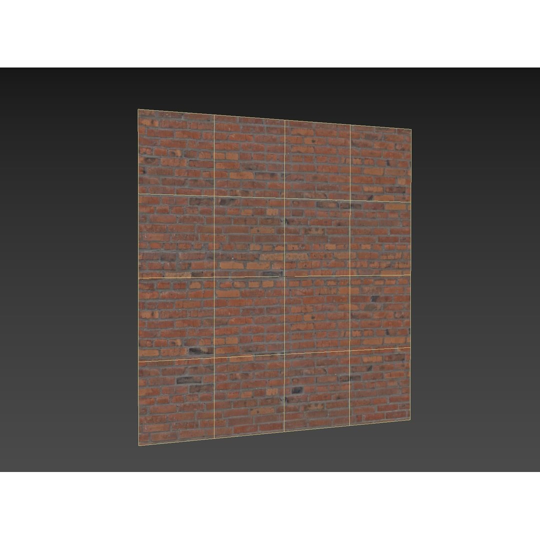 Vintage Old Brick 3D Model – High Poly Architectural Texture, FBX - View 8