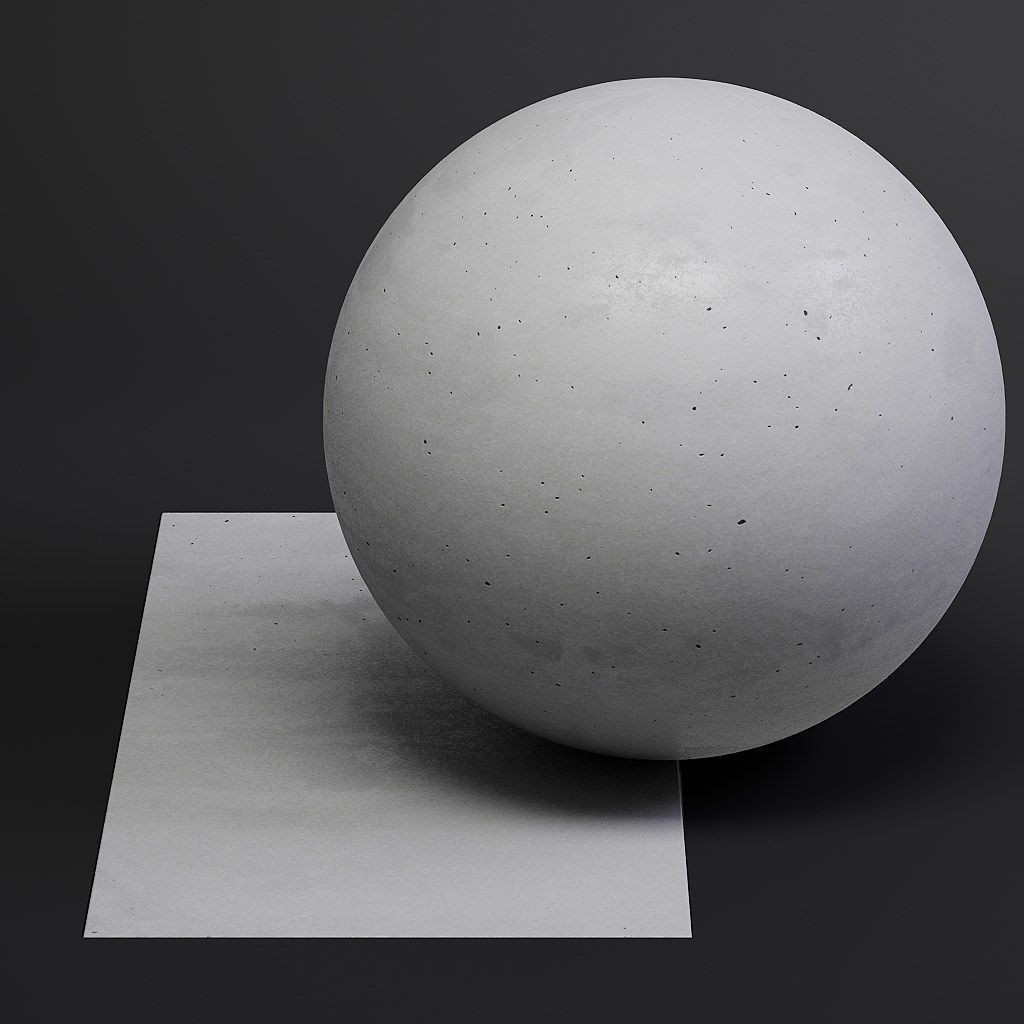 Concrete 3D Model – Bare 8K Seamless PBR Textures for Architectural Use - View 11