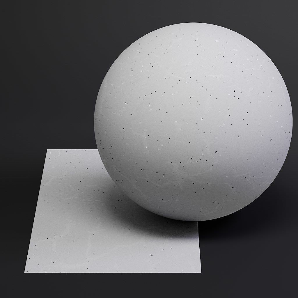 Concrete 3D Model – Bare 8K Seamless PBR Textures for Architectural Use - View 15