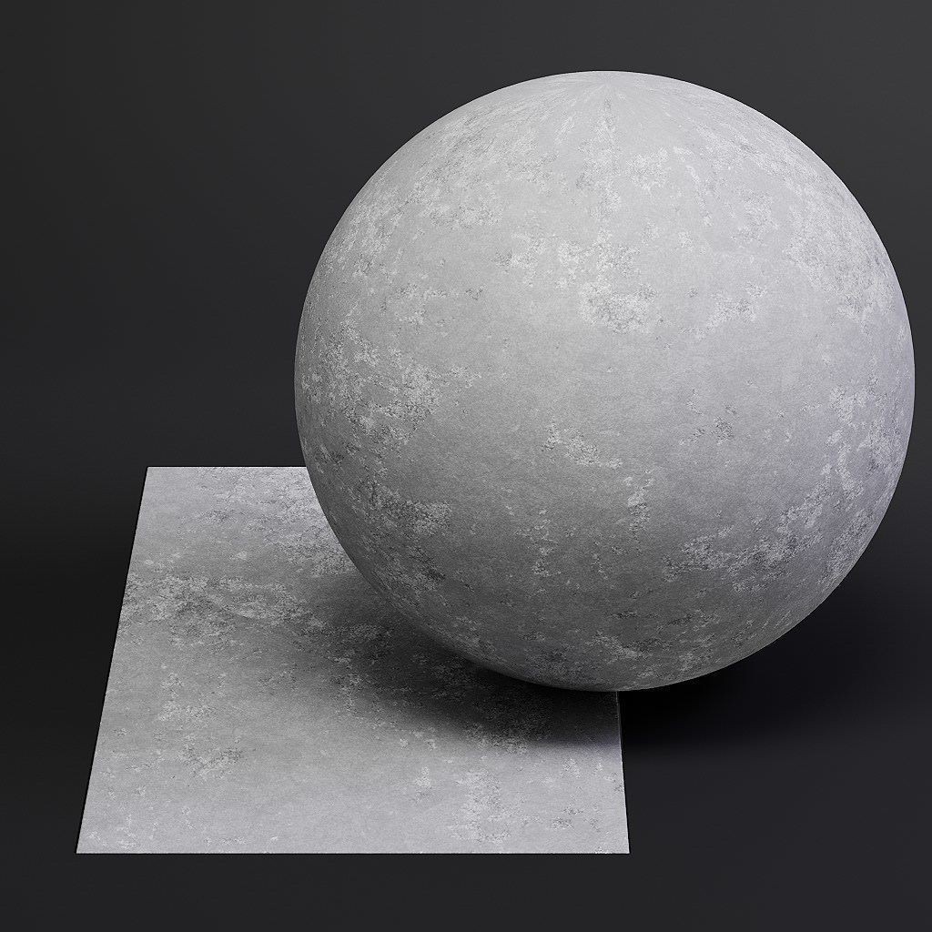 Concrete 3D Model – Bare 8K Seamless PBR Textures for Architectural Use - View 31