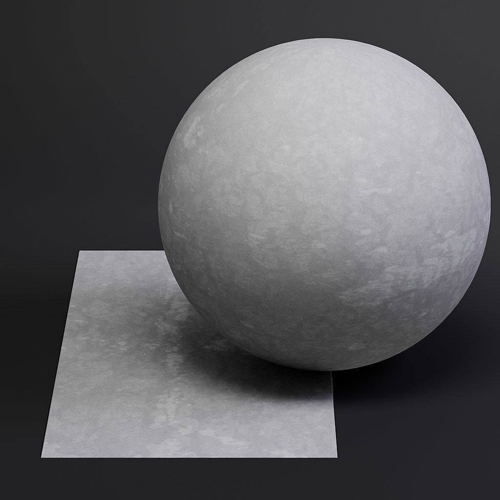 Concrete 3D Model – Bare 8K Seamless PBR Textures for Architectural Use - View 35
