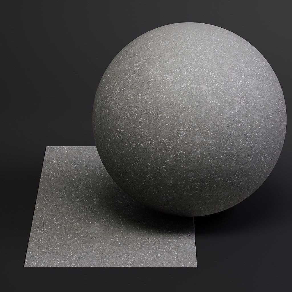 Concrete 3D Model – Bare 8K Seamless PBR Textures for Architectural Use - View 53