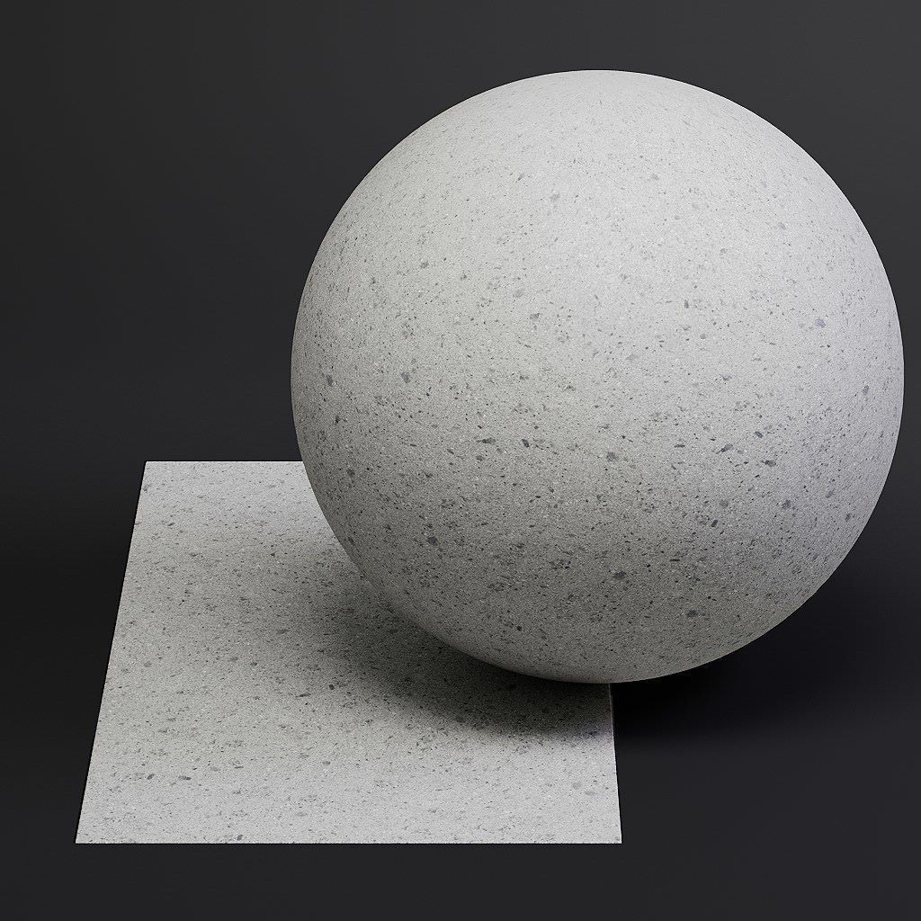 Concrete 3D Model – Bare 8K Seamless PBR Textures for Architectural Use - View 55