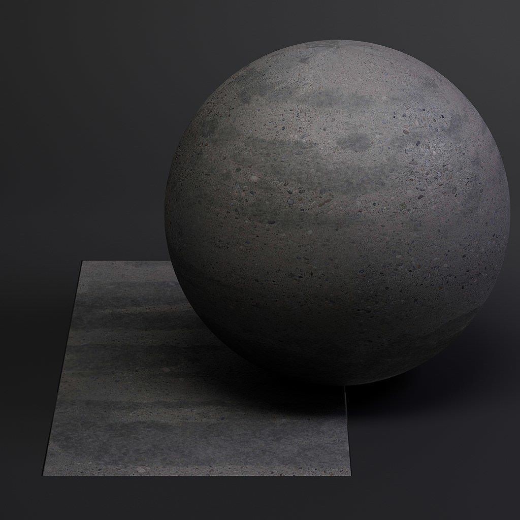 Concrete 3D Model – Bare 8K Seamless PBR Textures for Architectural Use - View 69