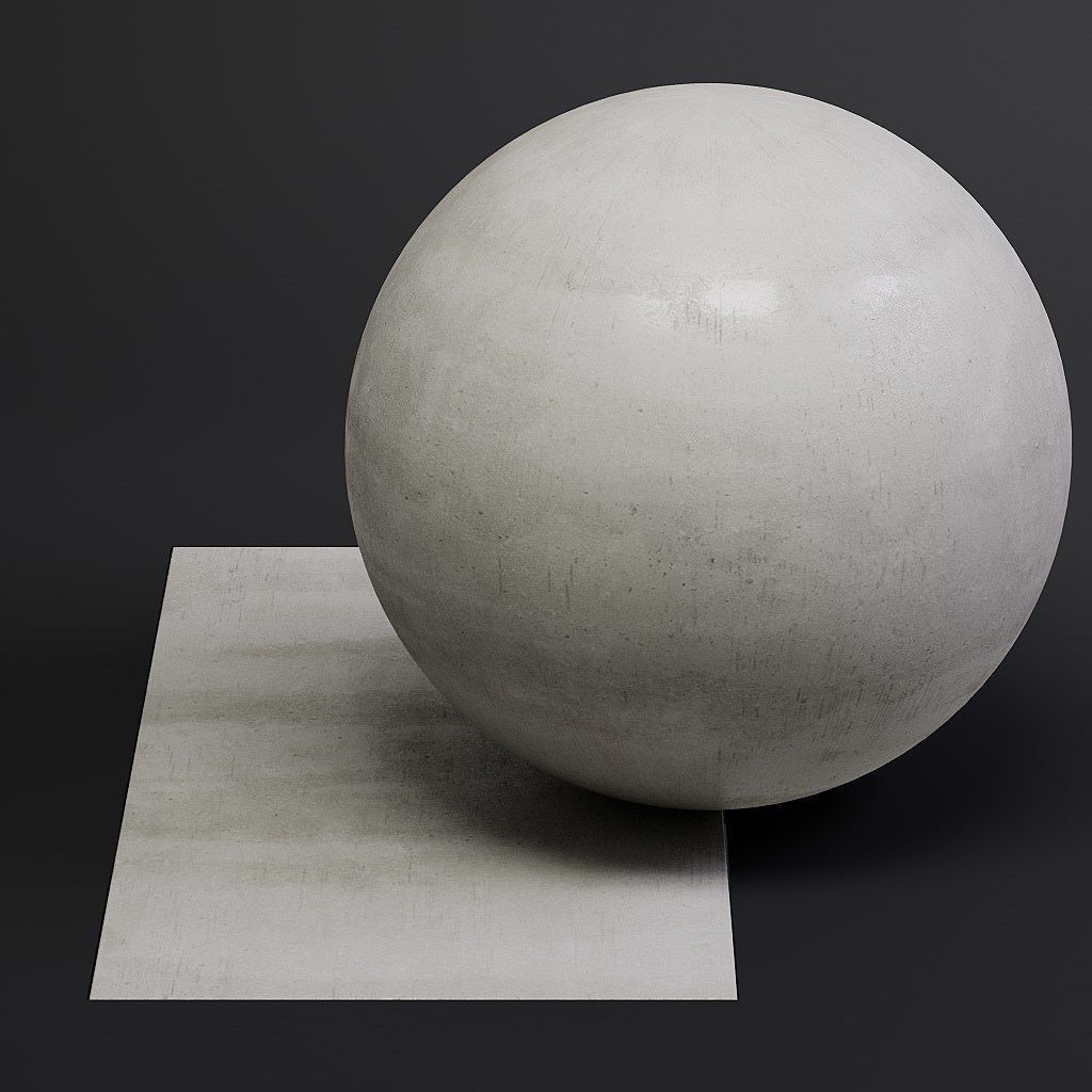 Concrete 3D Model – Bare 8K Seamless PBR Textures for Architectural Use - View 7