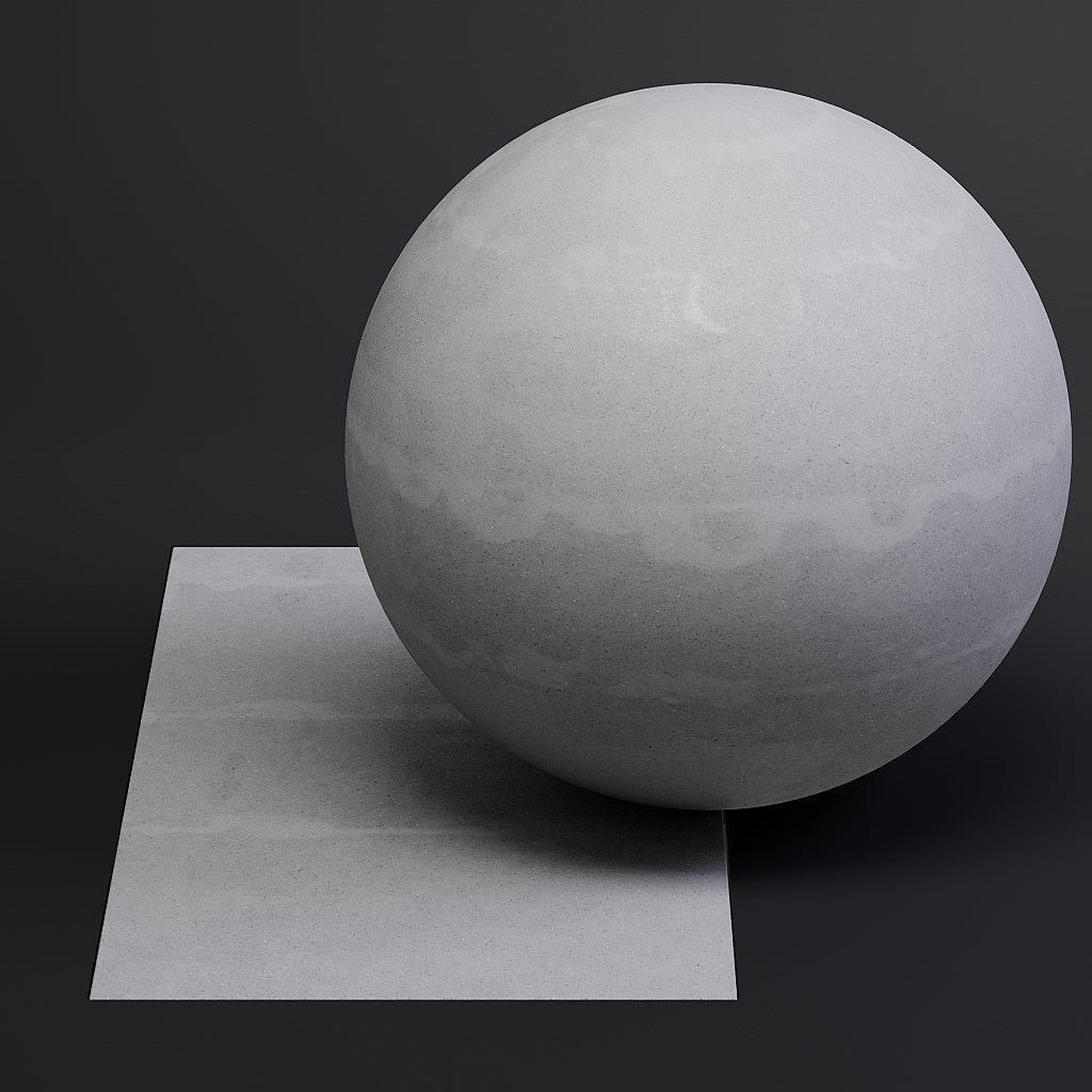 Concrete 3D Model – Bare 8K Seamless PBR Textures for Architectural Use - View 9